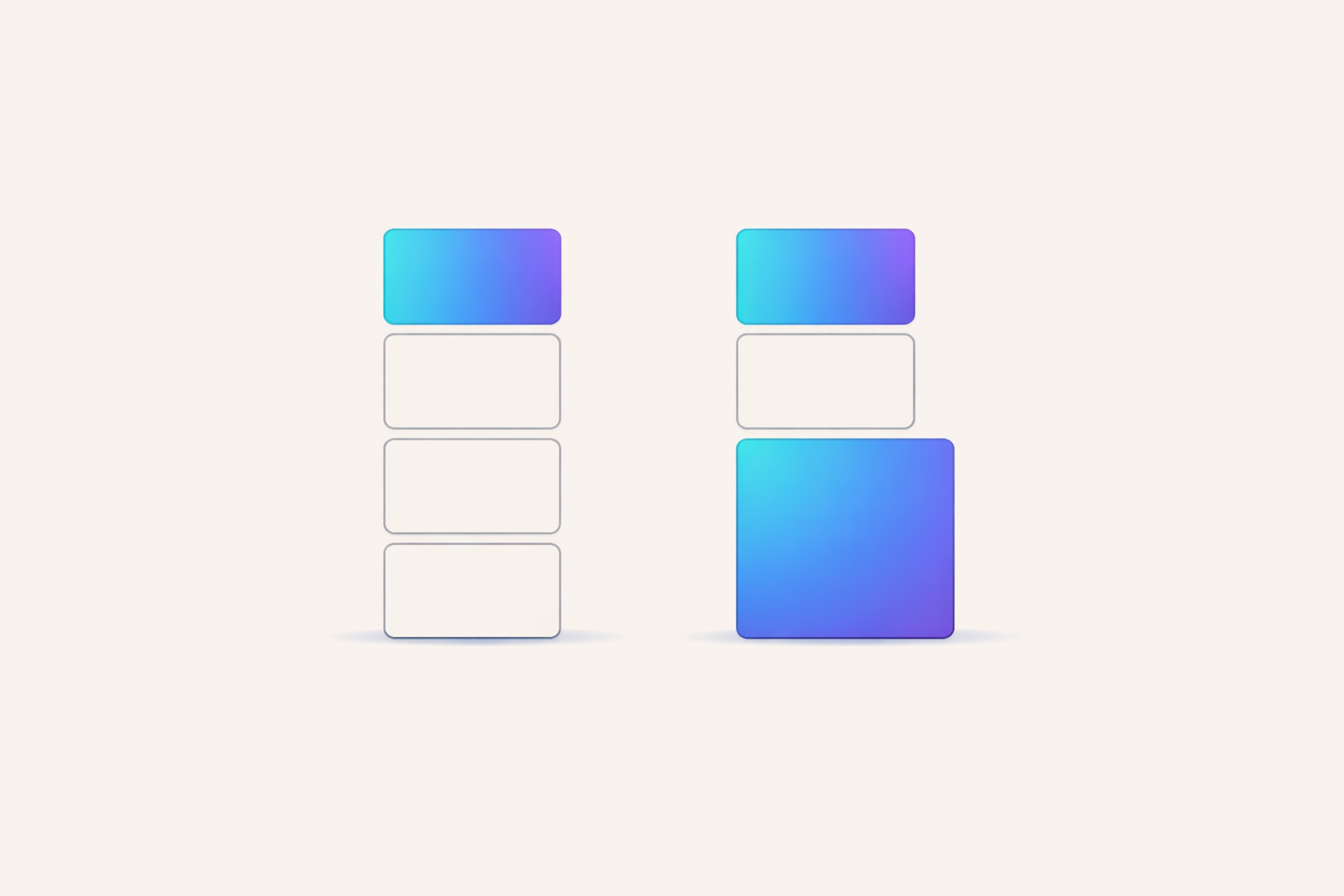 Two apps compared by which language layer they fill: one only the interface, the other the interface and the explanation.